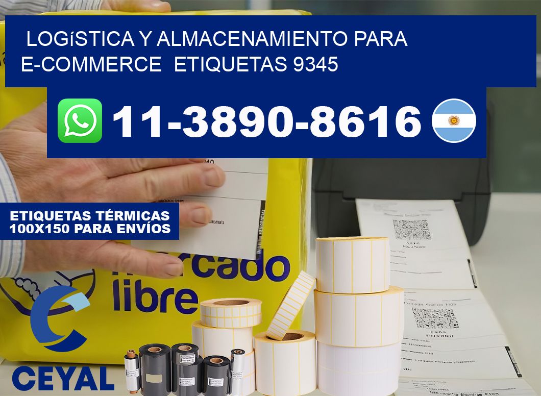 Logística y almacenamiento para e-commerce  etiquetas 9345