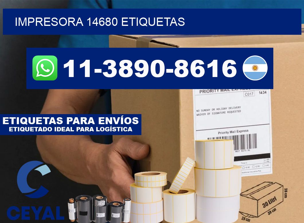 impresora 14680 etiquetas