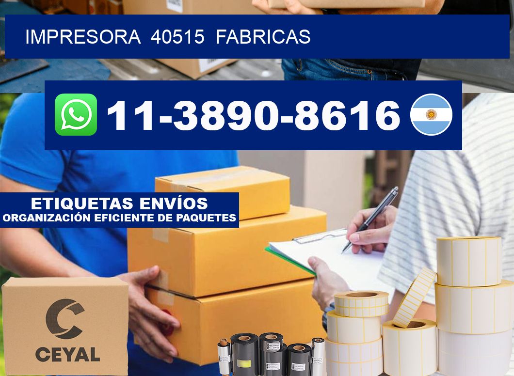 impresora  40515  fabricas