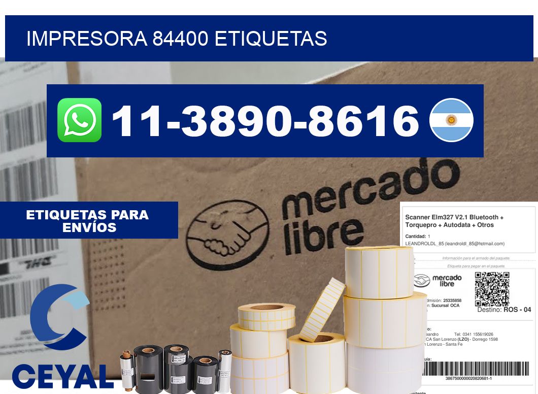 impresora 84400 etiquetas