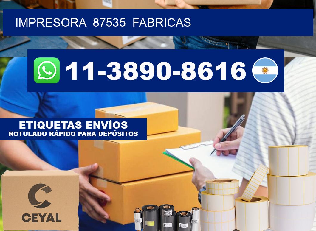 impresora  87535  fabricas