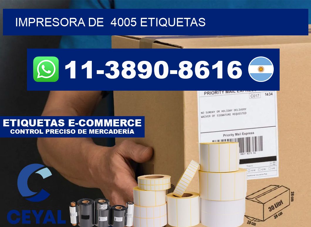 impresora de  4005 etiquetas