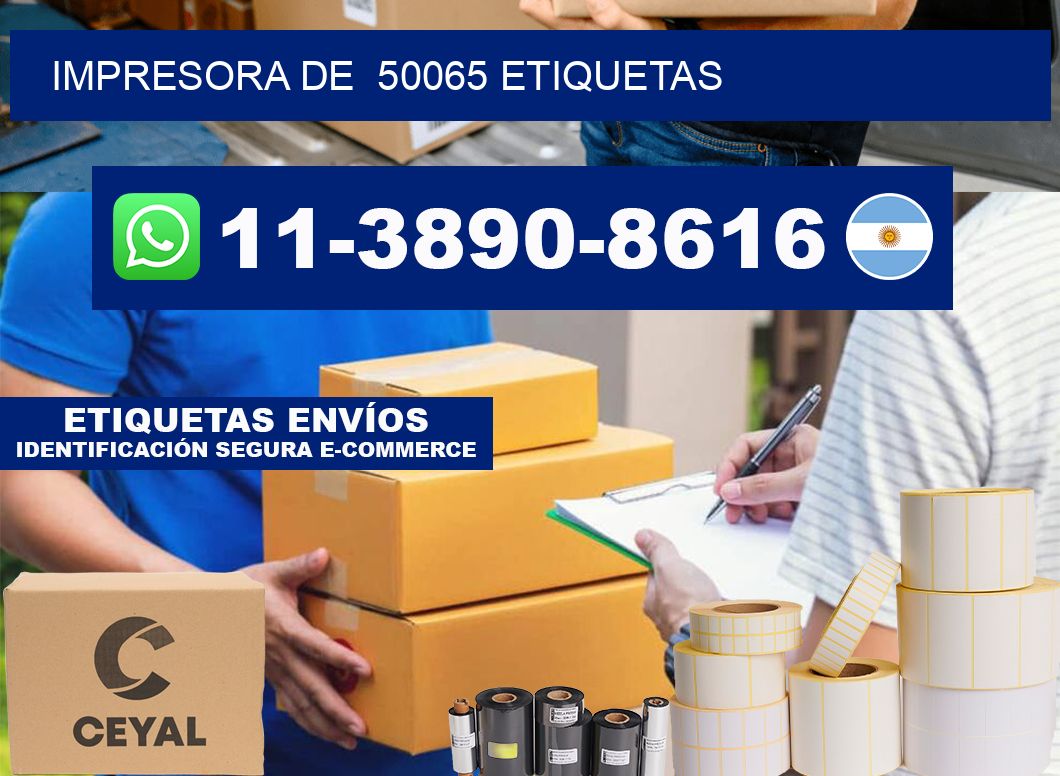 impresora de  50065 etiquetas