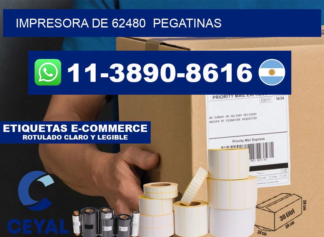 impresora de 62480  pegatinas