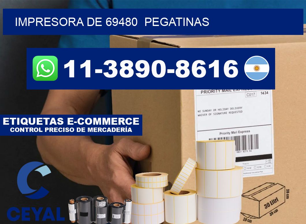 impresora de 69480  pegatinas