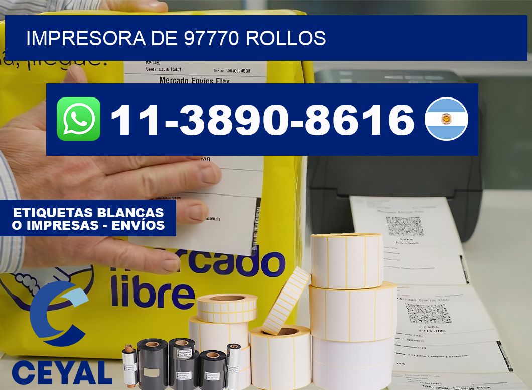 impresora de 97770 rollos
