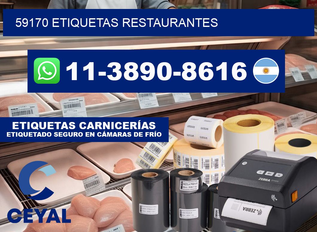 59170 etiquetas restaurantes
