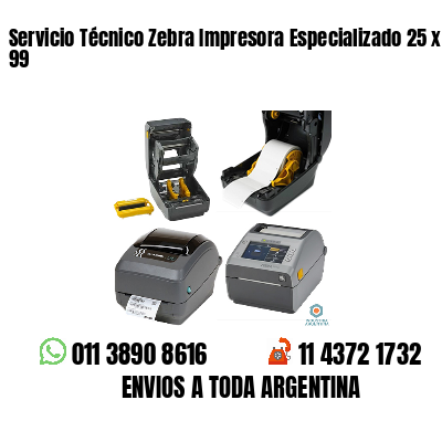 Servicio Técnico Zebra Impresora Especializado 25 x 99