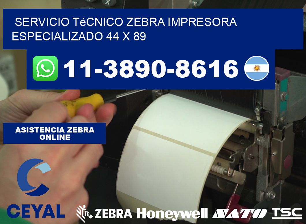 Servicio Técnico Zebra Impresora Especializado 44 x 89