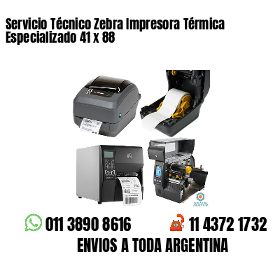 Servicio Técnico Zebra Impresora Térmica Especializado 41 x 88