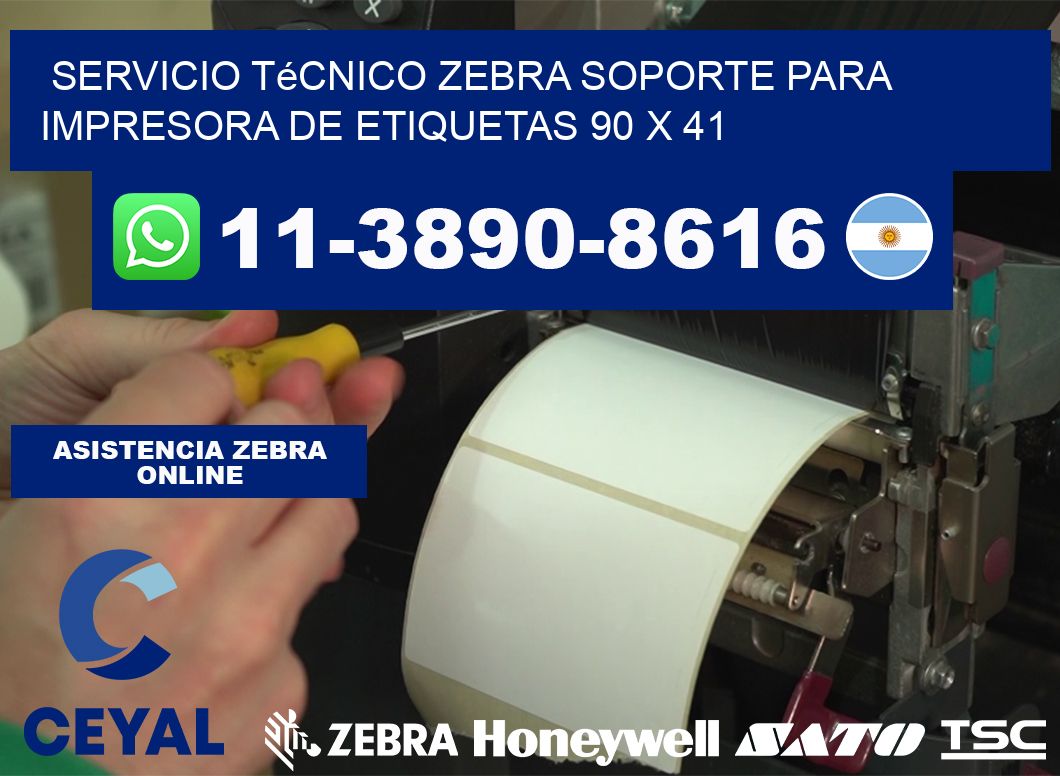Servicio Técnico Zebra Soporte para Impresora de Etiquetas 90 x 41