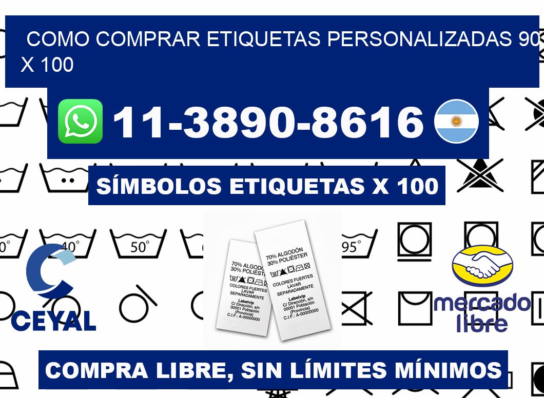 como comprar etiquetas personalizadas 90 x 100