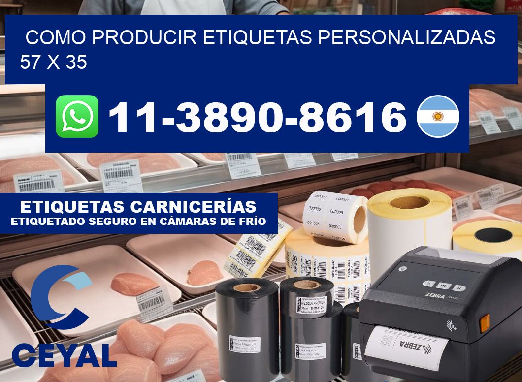 como producir etiquetas personalizadas 57 x 35