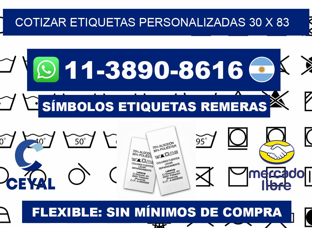 cotizar etiquetas personalizadas 30 x 83