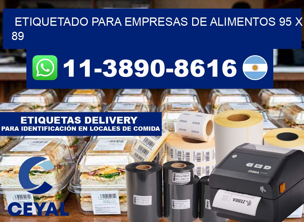 etiquetado para empresas de alimentos 95 x 89