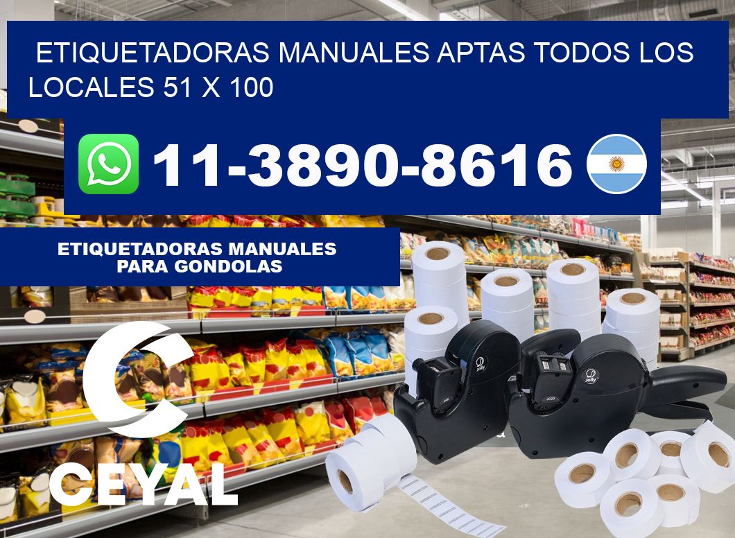 etiquetadoras manuales aptas todos los locales 51 x 100