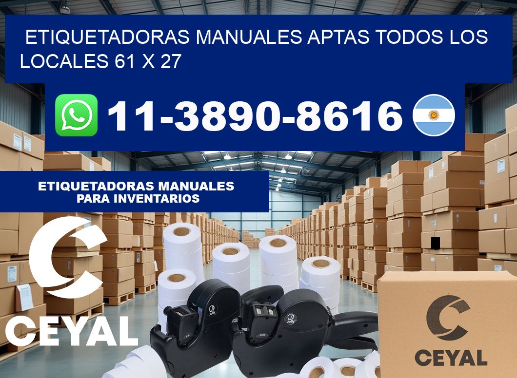 etiquetadoras manuales aptas todos los locales 61 x 27