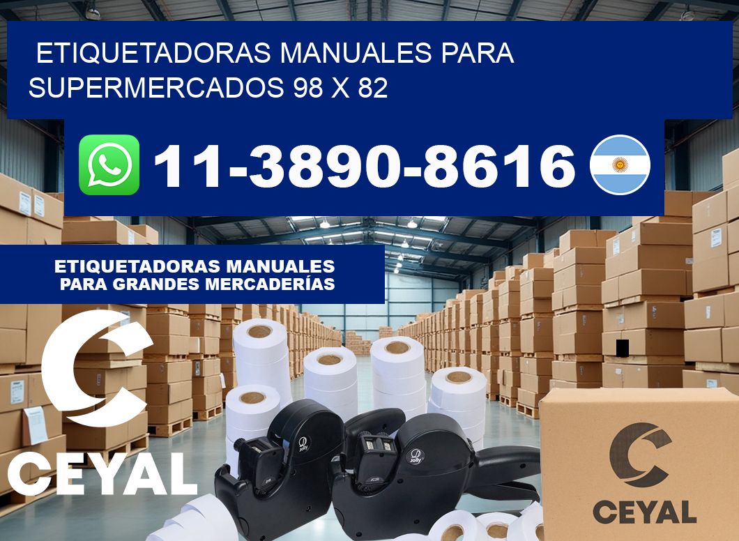 etiquetadoras manuales para supermercados 98 x 82