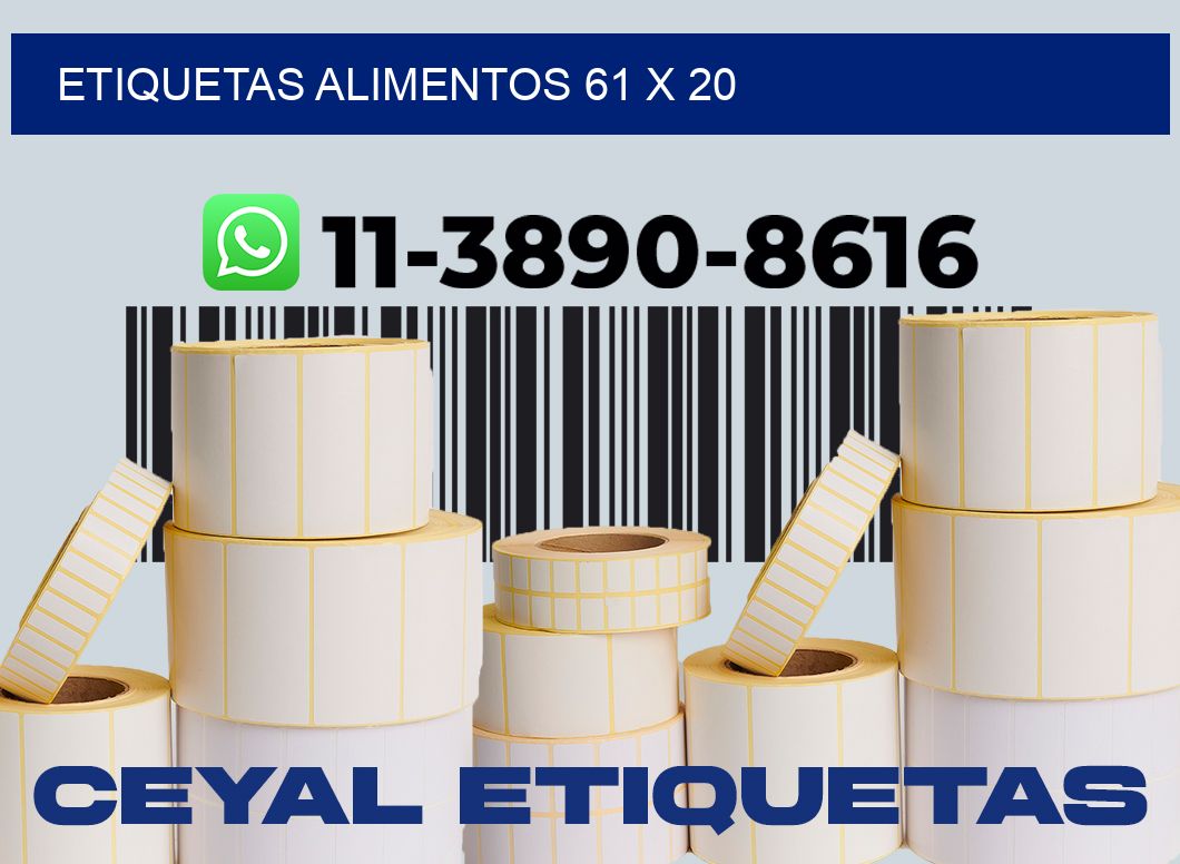 etiquetas alimentos 61 x 20
