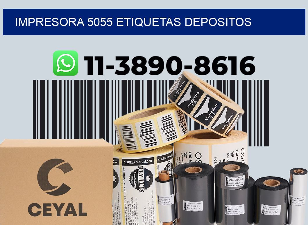 impresora 5055 etiquetas depositos