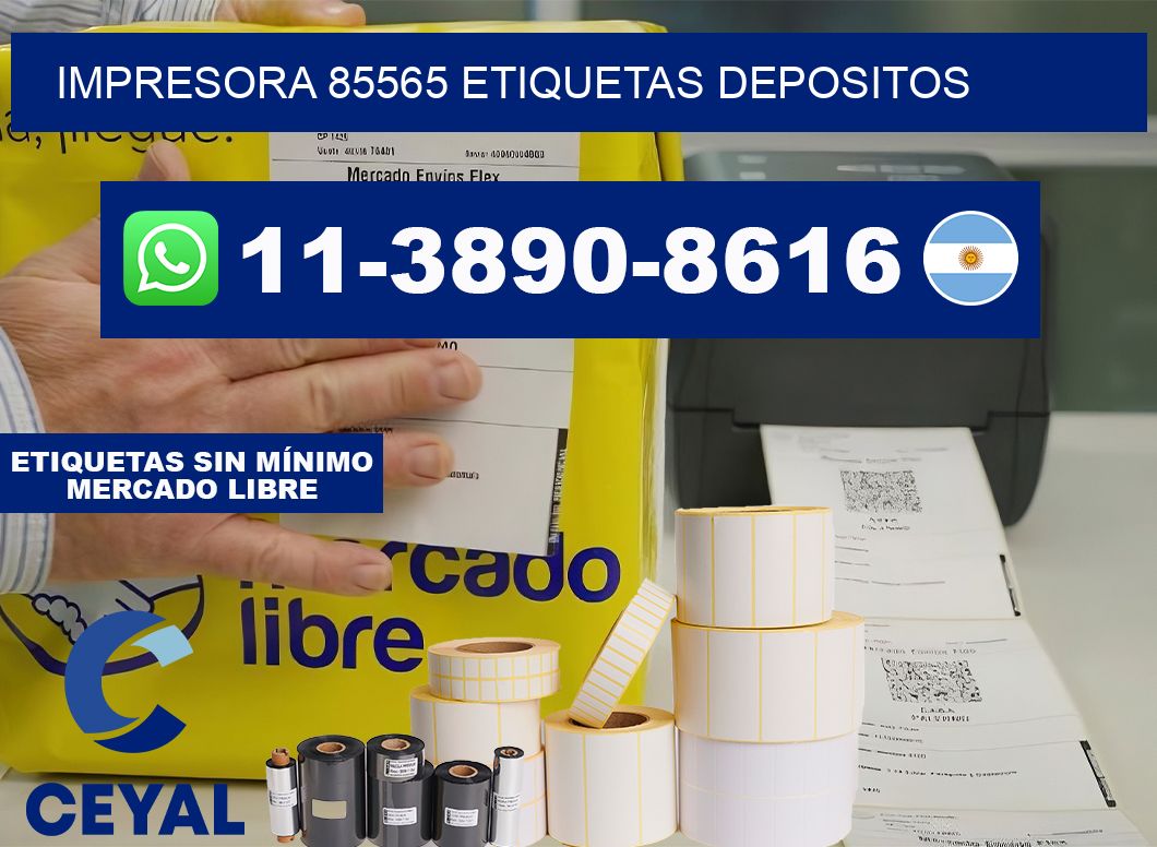 impresora 85565 etiquetas depositos