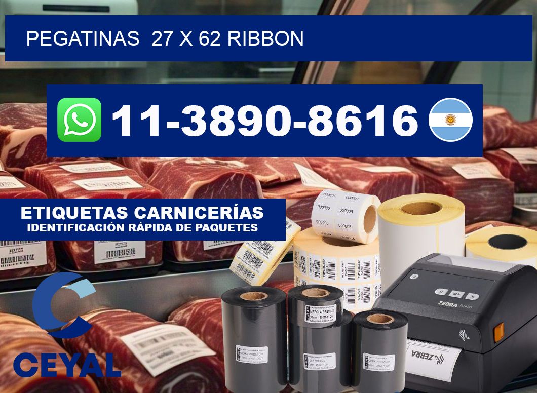 pegatinas 27 x 62 ribbon