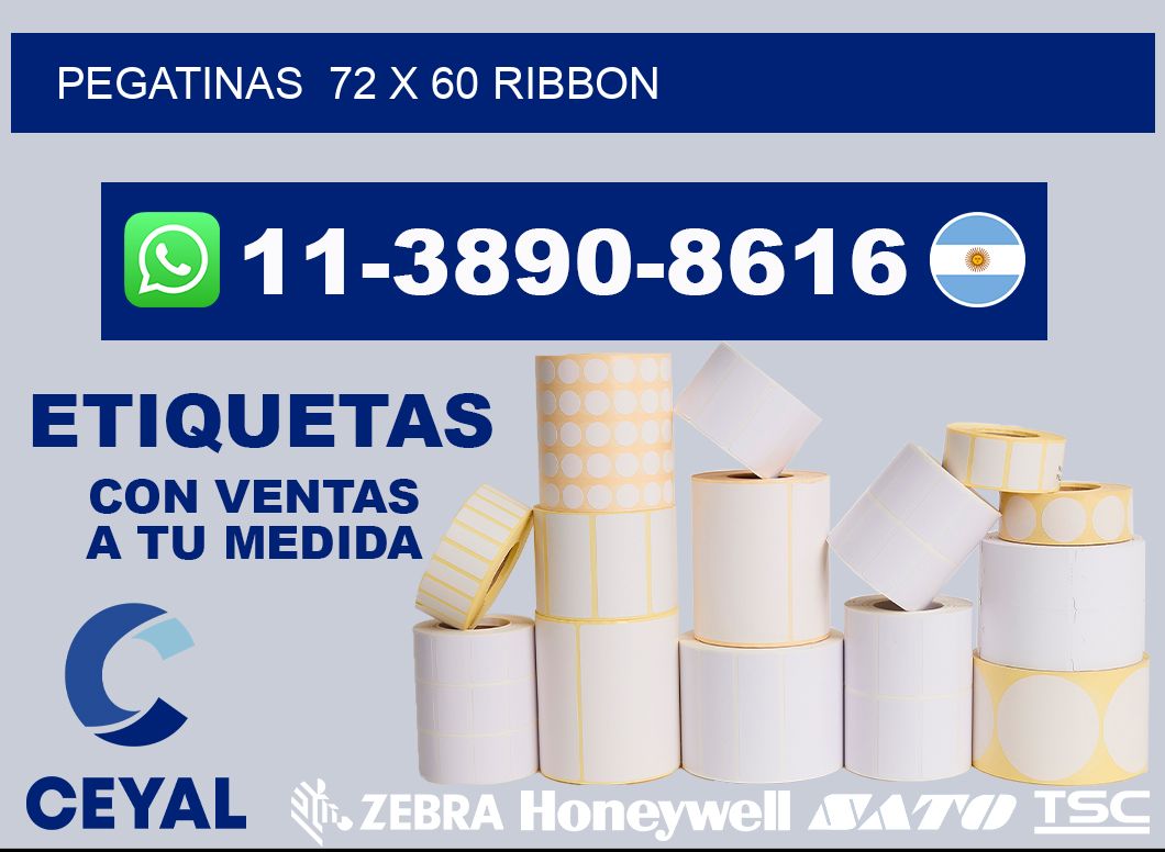pegatinas 72 x 60 ribbon