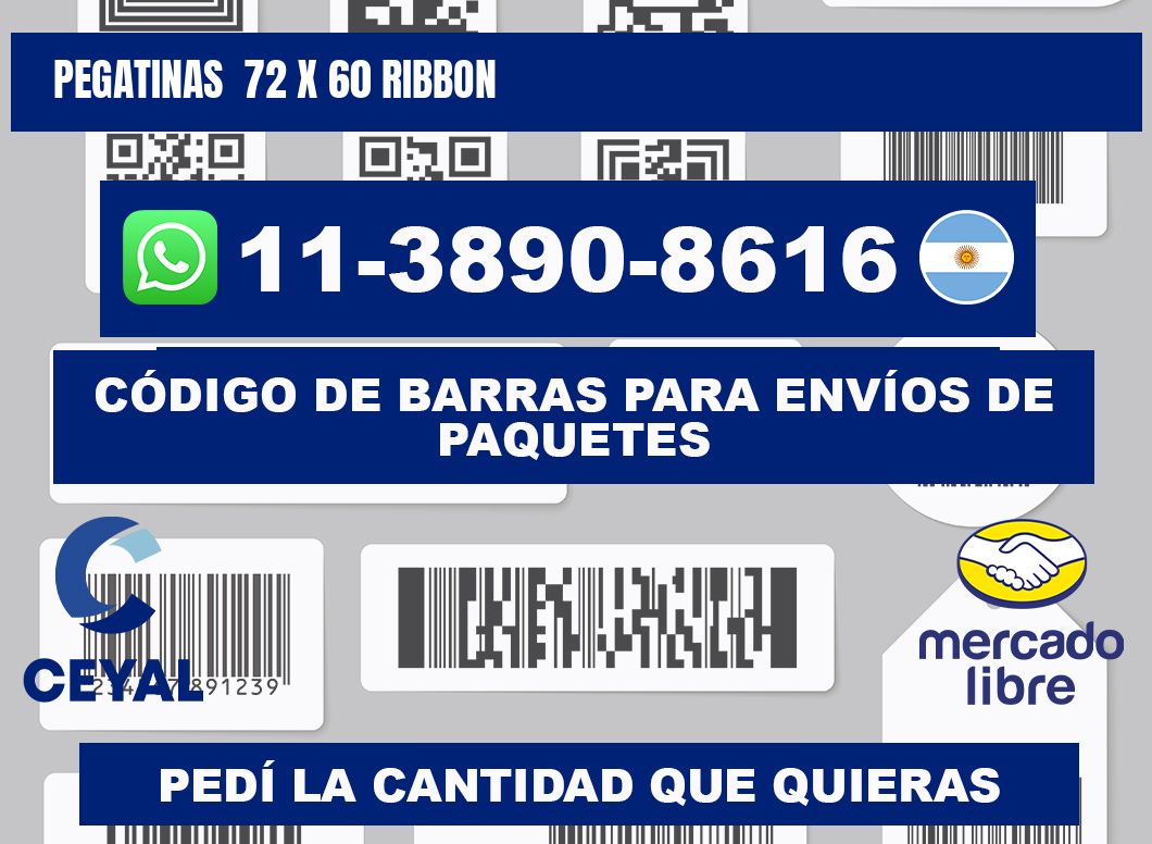 pegatinas 72 x 60 ribbon