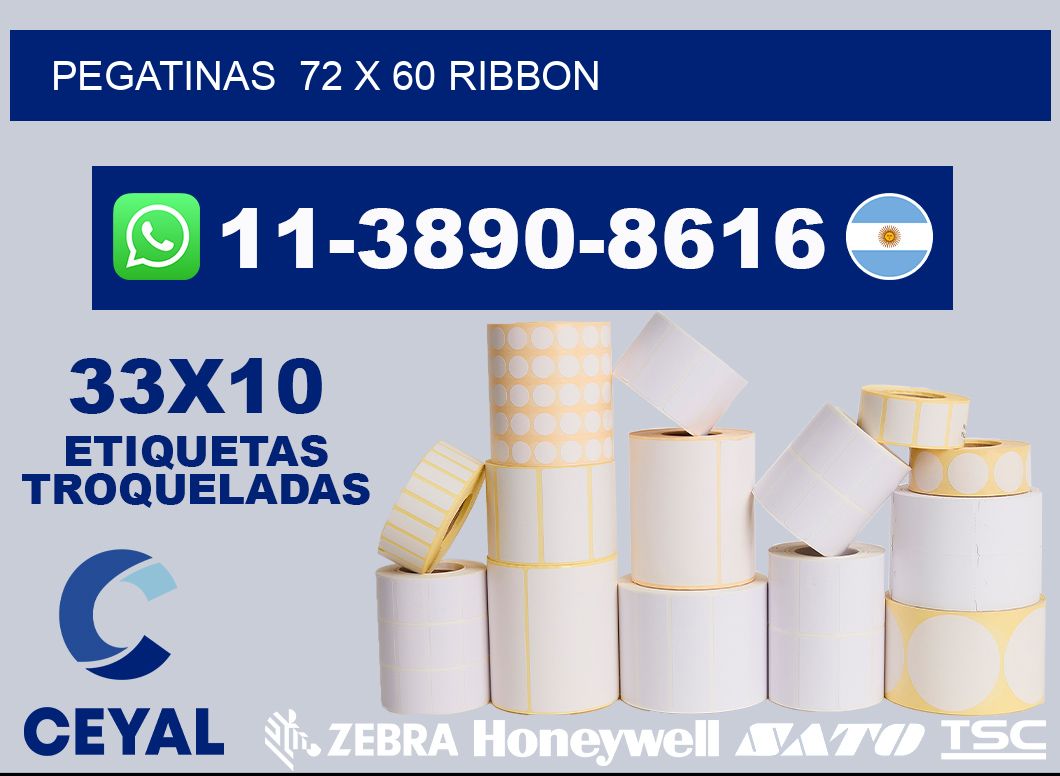 pegatinas  72 x 60 ribbon