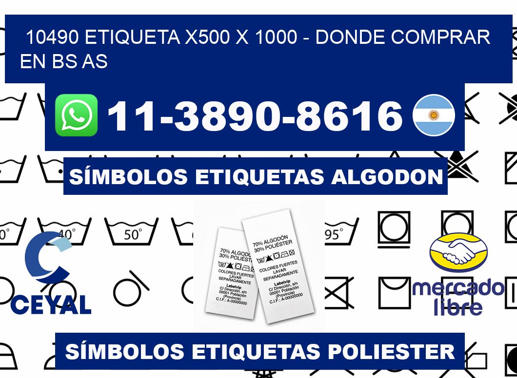 10490 etiqueta x500 x 1000 - Donde Comprar en bs as