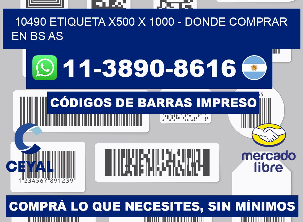 10490 etiqueta x500 x 1000 - Donde Comprar en bs as