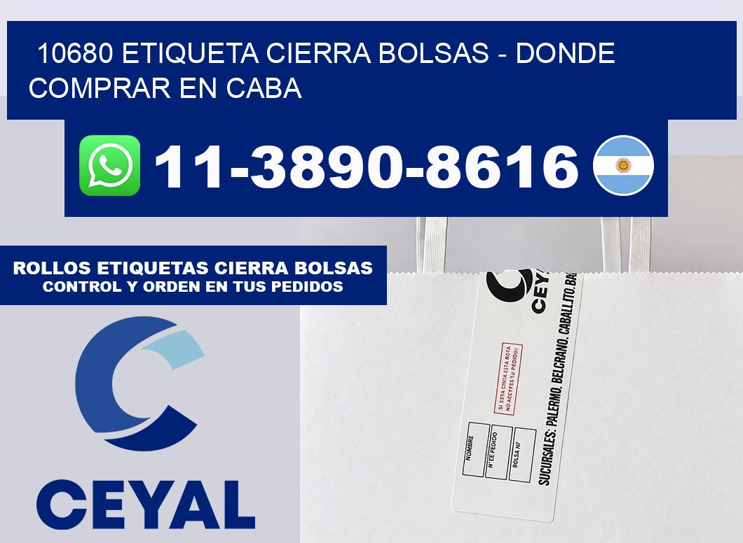 10680 etiqueta Cierra Bolsas – Donde Comprar en Caba