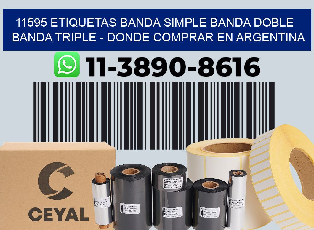 11595 etiquetas banda simple banda doble banda triple - Donde Comprar en Argentina