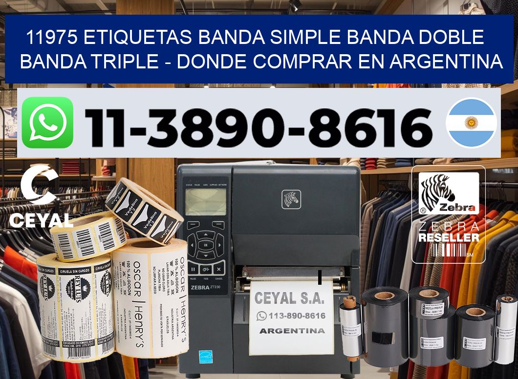 11975 etiquetas banda simple banda doble banda triple – Donde Comprar en Argentina