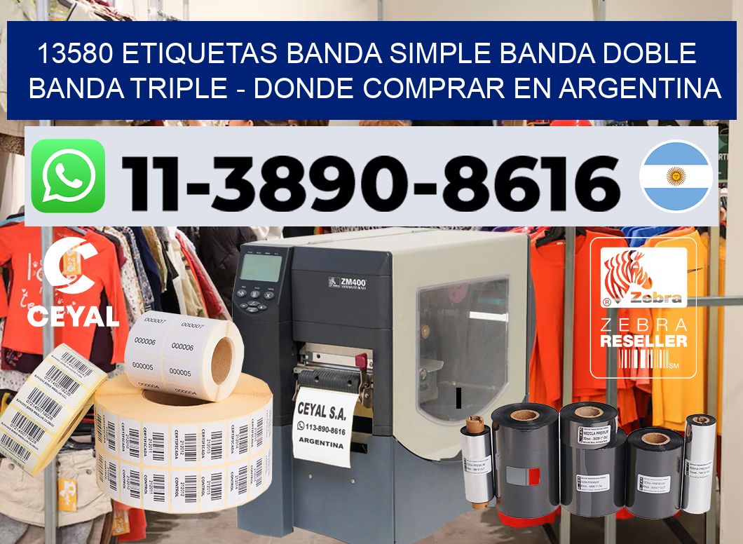 13580 etiquetas banda simple banda doble banda triple – Donde Comprar en Argentina