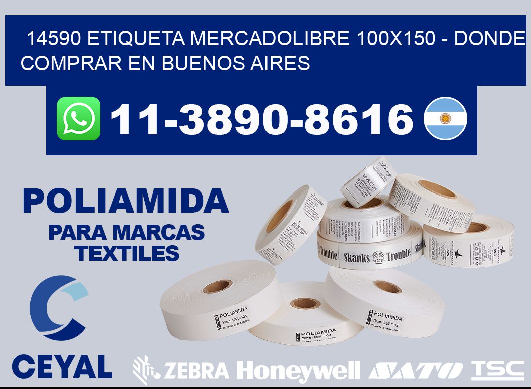 14590 etiqueta MercadoLibre 100x150 - Donde Comprar en Buenos Aires