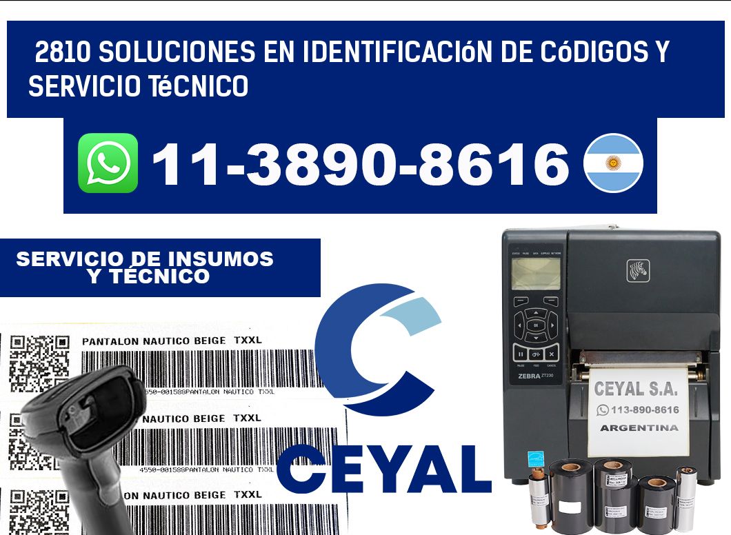 2810 Soluciones en Identificación de códigos y Servicio Técnico