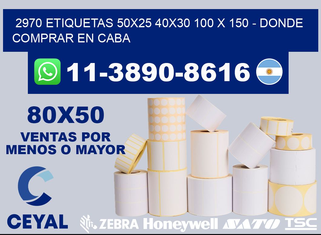 2970 etiquetas 50x25 40x30 100 x 150 - Donde Comprar en Caba