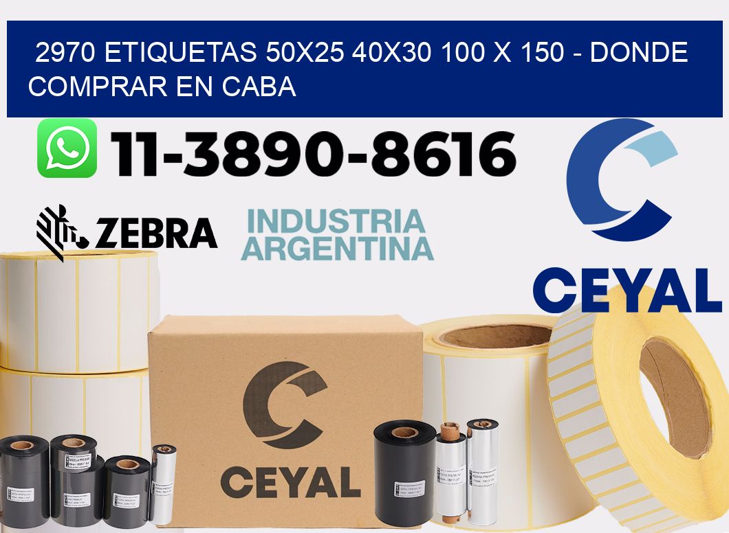 2970 etiquetas 50x25 40x30 100 x 150 - Donde Comprar en Caba