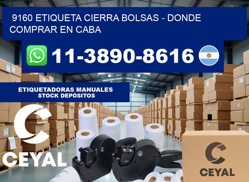 9160 etiqueta Cierra Bolsas – Donde Comprar en Caba