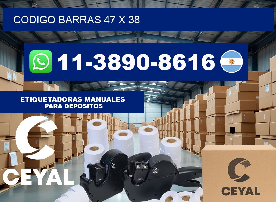 Codigo barras 47 x 38