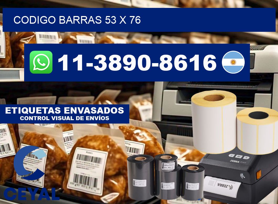Codigo barras 53 x 76