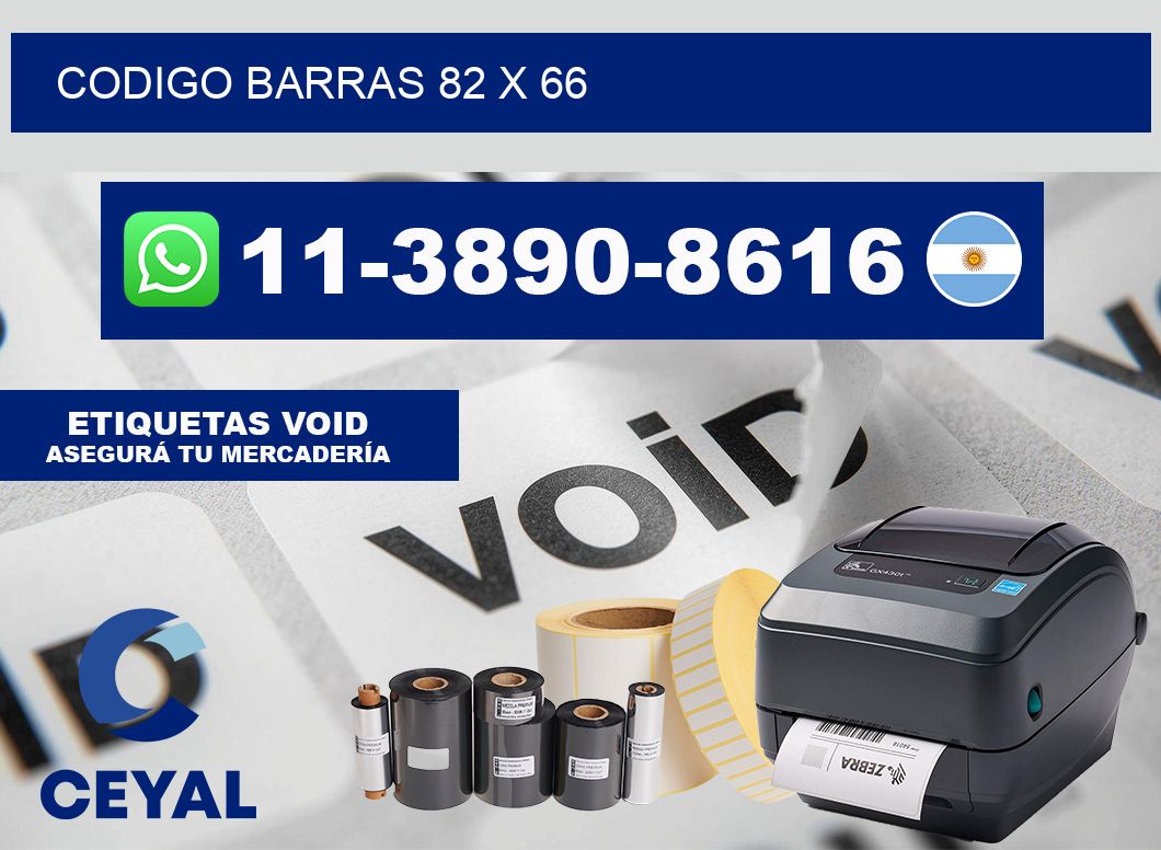 Codigo barras 82 x 66
