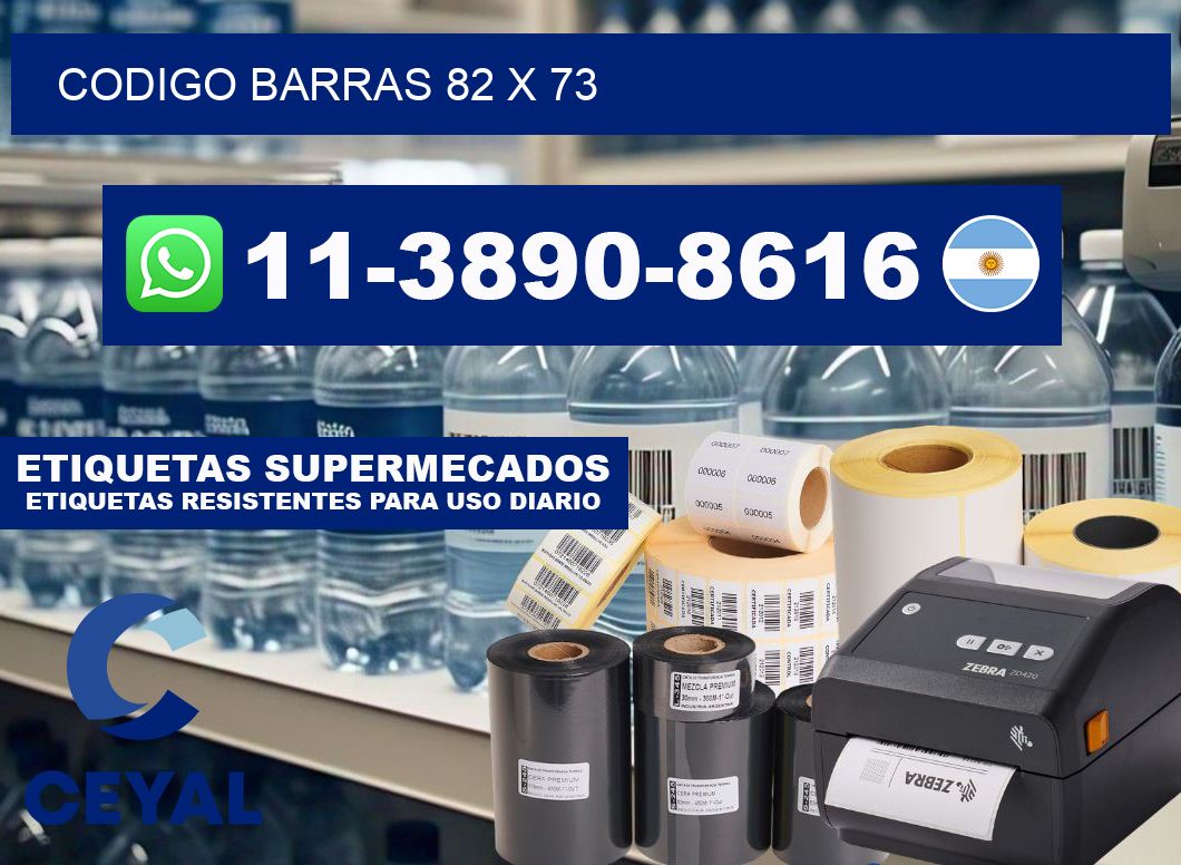 Codigo barras 82 x 73