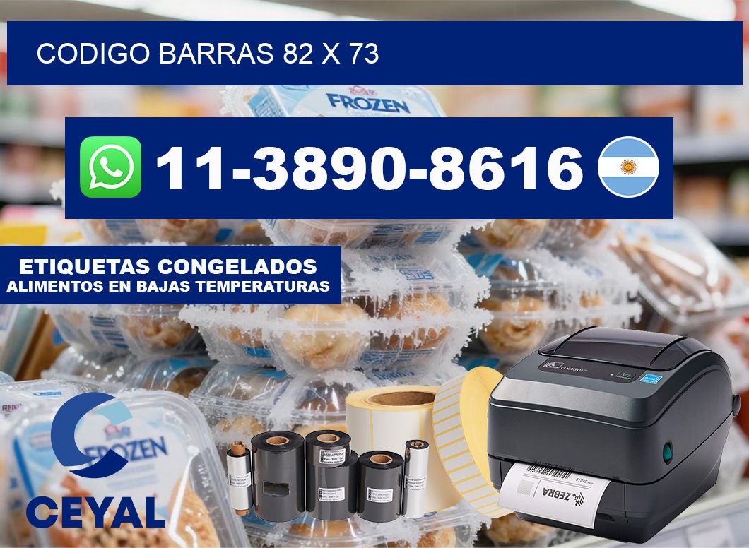 Codigo barras 82 x 73