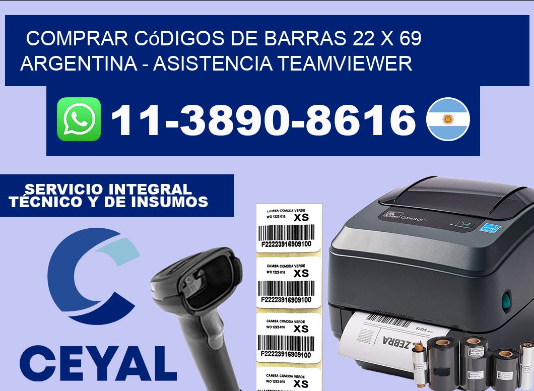 Comprar códigos de barras 22 x 69 argentina – asistencia teamviewer