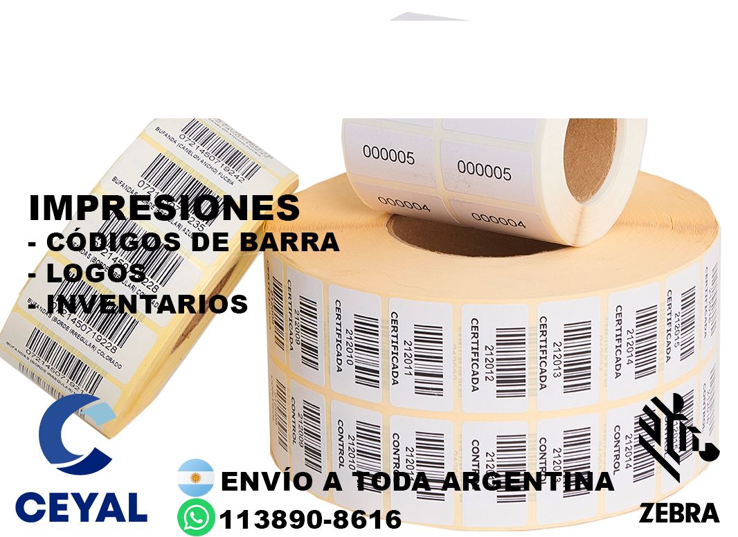 Comprar códigos de barras 68 x 55  Donde es mas fácil comprar