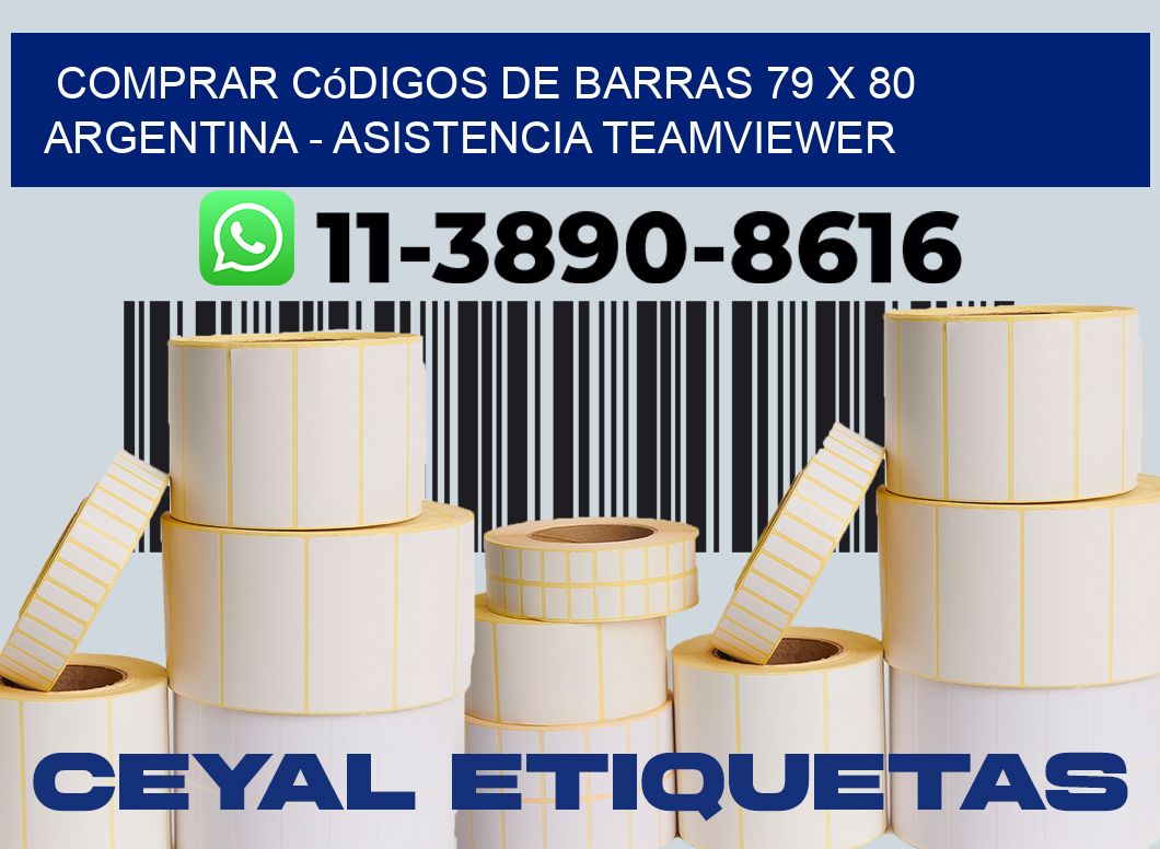 Comprar códigos de barras 79 x 80 argentina - asistencia teamviewer