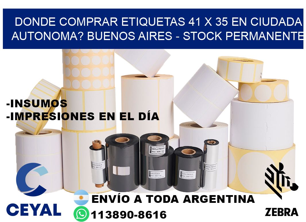 Donde Comprar etiquetas 41 x 35 en CIUDADA AUTONOMA? Buenos Aires - Stock permanente