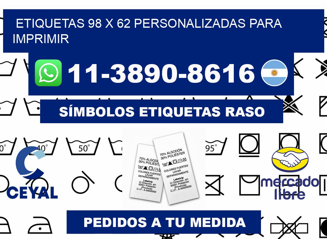 etiquetas 98 x 62 personalizadas para imprimir